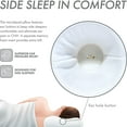 thumbnail image 3 of Now Pillow Ear Hole & Neck Support Relief Neck & Ear Problems During Sleep - Microbead / Memory Foam, 3 of 9