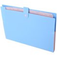 thumbnail image 1 of Bolsas Para Carpetas De Archivos, Bolsas Para Carpetas De Archivos Expandibles, Gran Capacidad Simples Y Livianas Con 12 Bolsillos Expandibles, Hogar Para Regalos De Oficina De ANGGREK Azul, 1 of 8