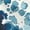 Blue-I, variant on Womens Short Sleeve Wrinkle V-neck T-shirt Hawaiian Style Print Loose Breathable Casual Shirt Blue-C L(L)