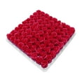 thumbnail image 1 of 81Pcs/Case Soap Flower Realistic Romantic Multi-layer Petals Bright Color Artificial Scented Rose Gift Box Daily Use, 1 of 8