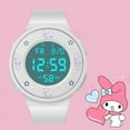thumbnail image 3 of Sanrio Hello Kitty Pachacco Electronic Wrist Watches Digital Watch Kuromi Kawaii Multifunctional Precise Portable for Students, 3 of 10