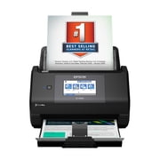 Epson WorkForce ES-590W Wireless & USB High-Speed AI & Cloud Ready Desktop Color Duplex Document Scanner for Mac & PC, up to 45 ppm, Large 4.3" Color Touchscreen, 100-Page Auto Document Feeder