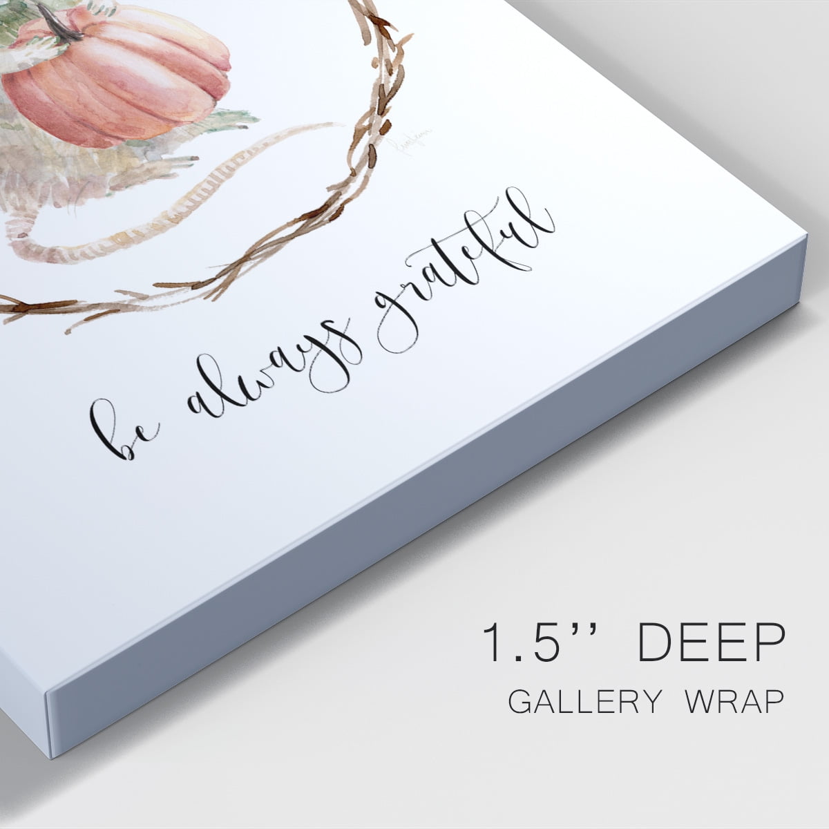 Harvest Home Mouse Premium Gallery Wrapped Canvas - Ready to Hang