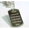 thumbnail image 3 of REMEMBER ME, MESSAGE, QUOTE, LOVE, DOG TAG NECKLACE STAINLESS STEEL, 3 of 4