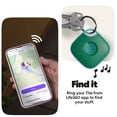 thumbnail image 3 of Life360 Tile (2024) Bluetooth Tracker, Keys Finder and Item Locator for Keys, Bags and More. Phone Finder. Both iOS and Android Compatible. 1-Pack (Green Surf), 3 of 8