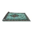 thumbnail image 2 of Ahgly Company Indoor Rectangle Persian Light Blue Traditional Area Rugs, 8' x 10', 2 of 4