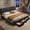 KING dark gray, variant on Velvet Upholstered Platform Bed Frame with Crystal Diamond Tufted Headboard, 2 Large Storage Drawers, Built-in Charging Station, Noise-Free Wooden Slats, Low Profile, No Box Spring Required