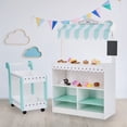 thumbnail image 3 of Teamson Kids My Dream Bakery Shop and Pastry Cart Wooden Play Set, 3 of 11