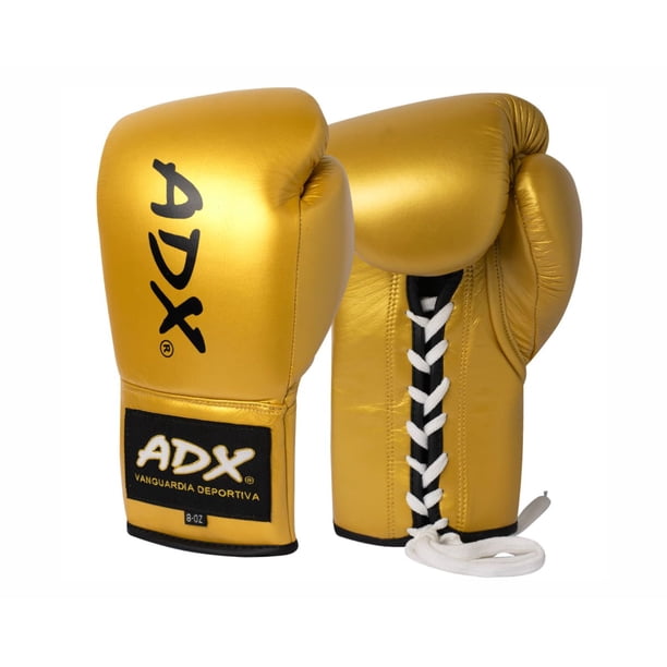 Guantes De Boxeo ADX De Piel Con Relleno Multicapas Mod Profesional Adx Piel