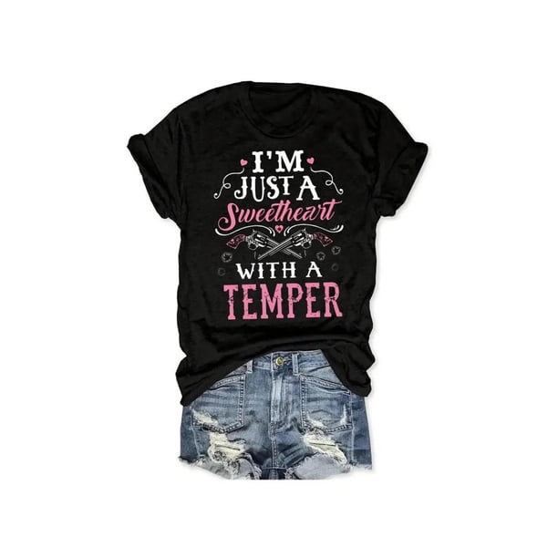 Western Print Short Sleeve Round Neck T-Shirt - Casual Top for Summer and Spring - Women's Clothing Cotton Fabric