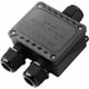 thumbnail image 1 of Caja de conexiones para exteriores ignífuga, cobertura reforzada para cables subterráneos de hasta ?14 mm, caja de conexiones impermeable, a prueba de humedad y polvo, adaptable a cables de ?4 mm a, 1 of 5