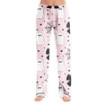 thumbnail image 2 of Garbnen Halloween Womens Pajama Pants Funny Pumpkin Ghost Spider Web Graphic Women Lounge Pants Spooky Fall Comfy Sleeping Pants Women, 2 of 9