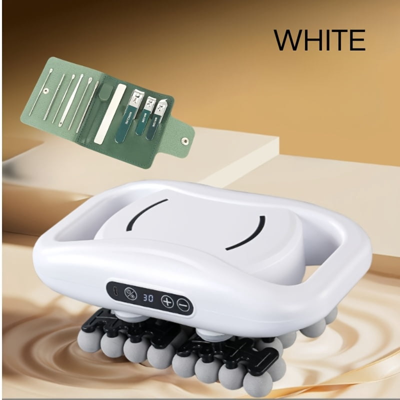 42-Head USB Charging Massage Gun, 9 Modes & 9 Speeds, Ergonomic Design for Neck, Back and Leg Muscle Relief, Portable Massager for Fitness Enthusiasts and Gifting
