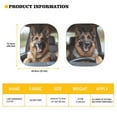 thumbnail image 3 of Jeiento Dog Driver Sun Shade Windshield Sunshade Car Trucks SUV Windshields Folding Sun Visor Travel Women Men Sun Block Car Front Window Visors Universal Fit for SUV Van Truck Auto Accessory, 3 of 7