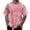 Pink, variant on Sopiago Cute Summer T-Shirts for Men Big and Tall Regular Fit Casual Tie Dye Gradient Print Short Sleeve Round Neck Men's Graphic T-Shirts Loose Comfy Workout Shirts Tops Grey,XL