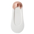 thumbnail image 2 of 5 Pairs No Show Socks Women Non Slip Cotton Nylon Thin Low Cut Liner Socks for Flats Pink, 2 of 3