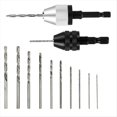 thumbnail image 1 of 2Pcs Drill Chuck Adapter Keyless with 20Pcs Drills, 1/4 Inch Hex Fast Change Converter for Impact Driver, Fast Change,1set * drill chuck adapter, 1 of 6
