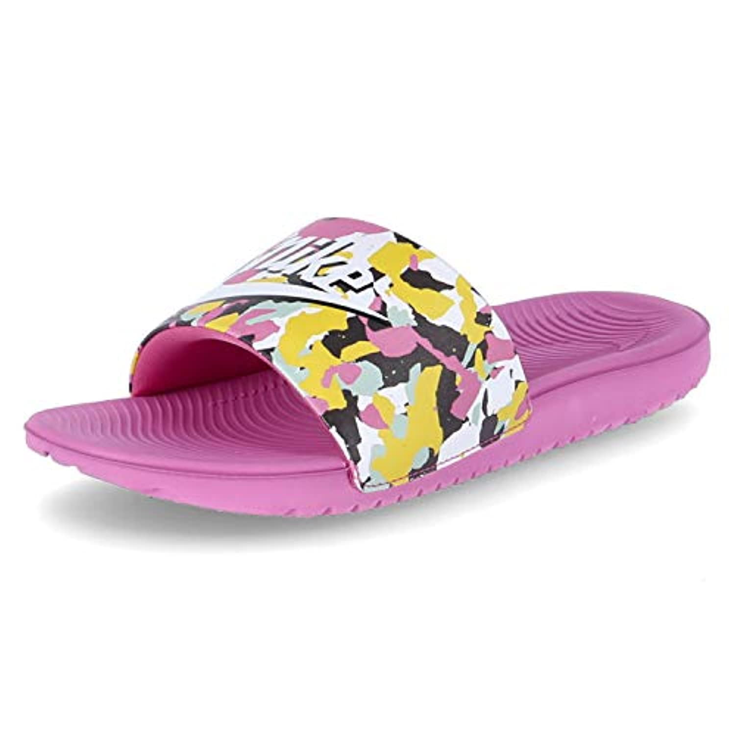 nike kawa slides junior pink