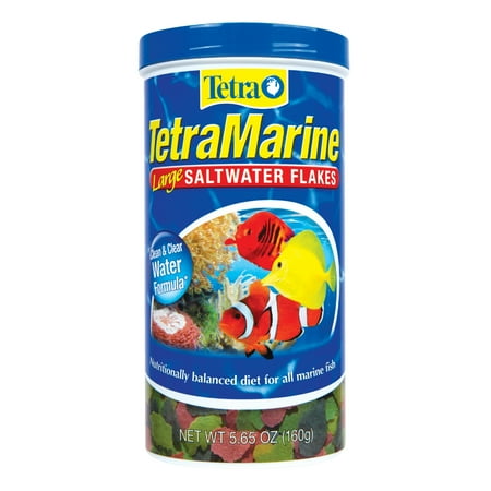 UPC: 0046798162490 | Tetra TetraMarine Saltwater Flakes 5.65 Ounces  Balanced Diet for All Marine Fish