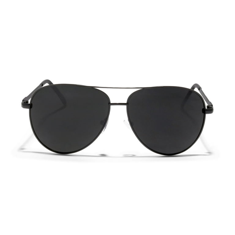 ZEN Oversized Aviator Super Dark Sunglasses – UV400 Anti  display picture 2