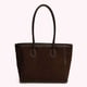 thumbnail image 5 of Bolso Tote Terciopelo Cuero para Ir Al Gran Capacidad Mujer Nuevo Versátil S (café), 5 of 9