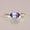 Yellow Plated, variant on 925 Sterling Silver Ring, Hexagon Cut Tanzanite Ring, 6 Prong Jewelry, Solitaire Ring, Handmade Jewlery, Delicate Minimalist Ring