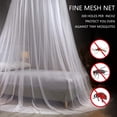 thumbnail image 3 of Mosquito Net Bed Canopy for Girls,King Canopy Bed Curtains Full Queen Size from Ceiling,Dome Mosquito Netting Bed Tent Twin Girls Princess Canopy Bed White Decor for Baby Crib,Kid Bed and Adult Beds, 3 of 4
