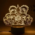 thumbnail image 4 of Luz de noche LED 3D de Anime Naruto para niños, figuras de Anime de juguete, modelo Uzumaki Kakashi, lámpara de mesita de noche para decoración de dormitorio, regalo de cumpleaños para niños, 4 of 5
