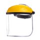 thumbnail image 5 of Protector facial transparente, protector contra salpicaduras de aceite, reutilizable, a prueba de polvo, ajustable, de seguridad. Amarillo, 5 of 7