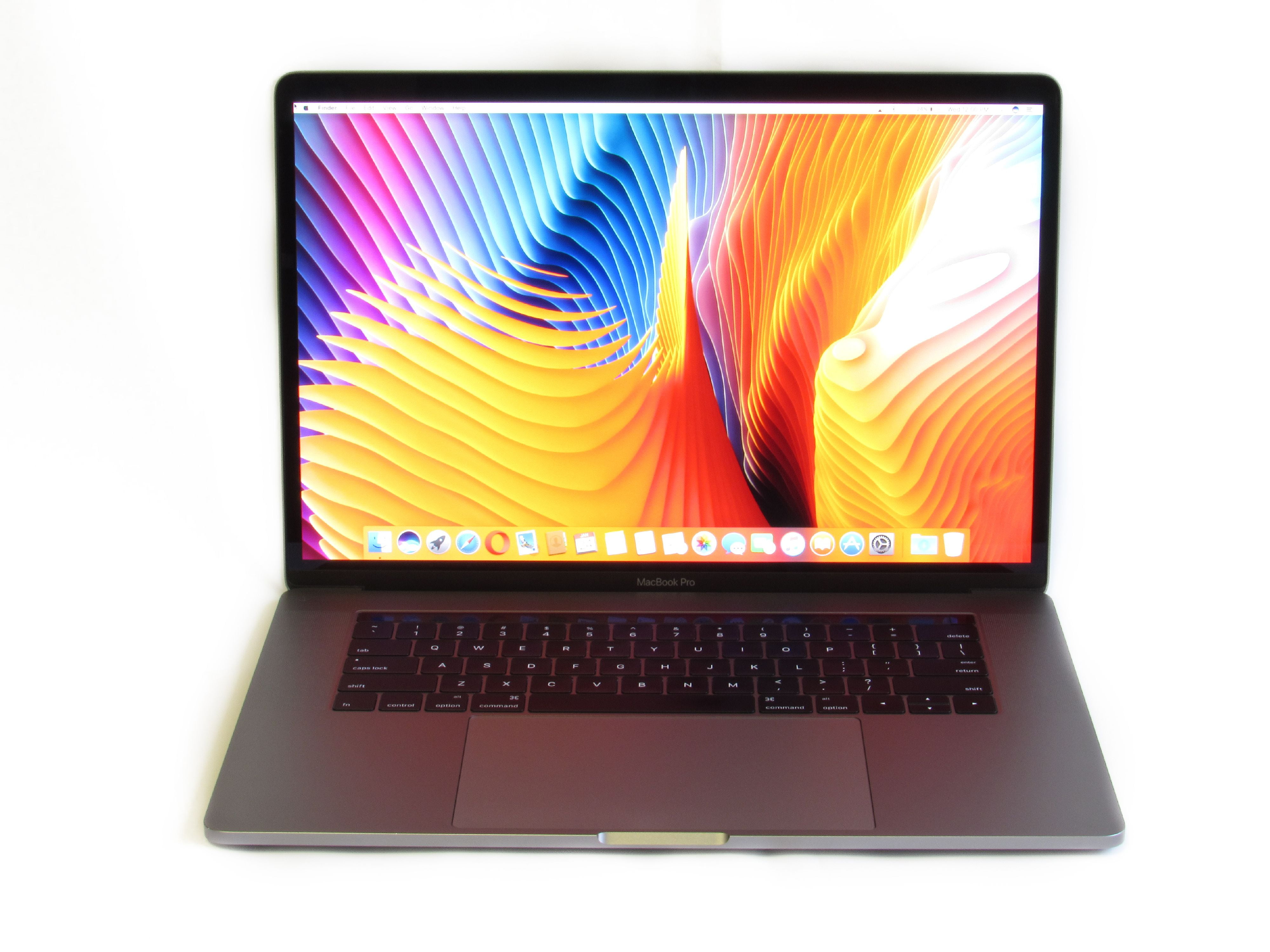 Space Gray Apple MacBook Pro 15-Inch Touch Bar Laptop i7 2.9GHz 16GB Ram  2TB SSD Radeon 460X 4GB Video MLH42LL/A OS X Mojave Grade A 