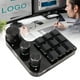thumbnail image 4 of Gaming Keypad Wired Connection 3 Knobs RGB Backlit Mini Keypad 9 Keys  for Office ANGGREK Otros, 4 of 8