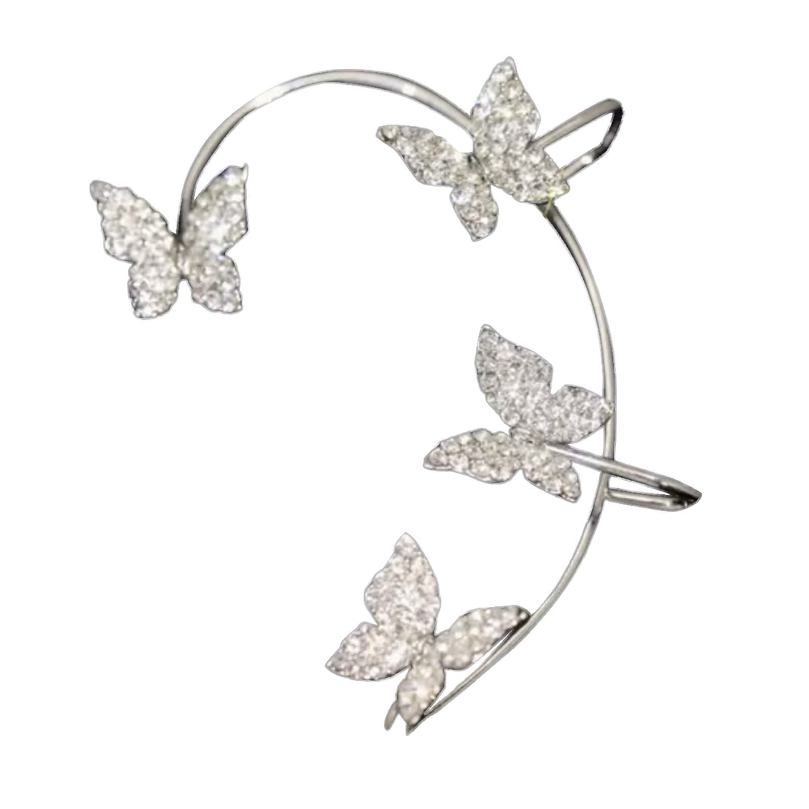 Earrings Butterflys Ear Clips Multiple Butterflys Shaped Ear Clips For