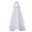 White, variant on Hurxie 1 Pcs Tulle Cloak with Hood, Hooded Tulle Cape with Long Train for Adults, Black Sheer Cape for Women for Men, Bride Ghost Cloak for Halloween Wedding Cosplay Party