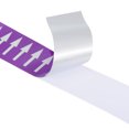 thumbnail image 4 of Unique Bargains Flow Arrow Tape, Polyethylene Pipe Marking Sticker, 1.2 inch x 33 ft, Purple/White, 4 of 4