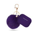 thumbnail image 1 of Airpods 3(2021), Apple Airpod 3rd Generation Women's Case, Air Pod 3rd Generation Charging Case Silicone Case with Pom Pom Keychain Accessory(Purple), 1 of 5