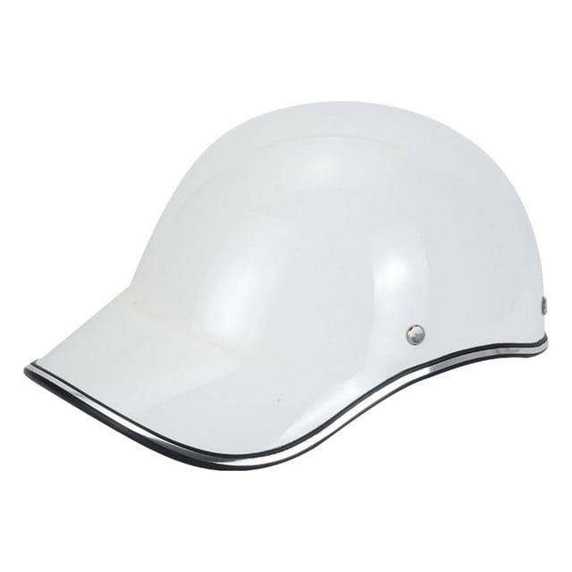 Casco de ciclo Cola, casco de bicicleta, media cara, cómodo y transpirable, Blanco