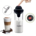 thumbnail image 3 of Portátil, Espumador Eléctrico, Máquina de Espuma de Café, Batidora de Leche, A Batería con Jarra., 3 of 7
