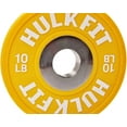 thumbnail image 4 of HulkFit Color Coded 2 inch Dumbbell Bumper Plate with Steel Hub, Single, 10 Pounds, 4 of 8