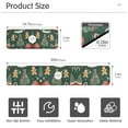 thumbnail image 3 of Yayeee Faucet Mat for Kitchen Sink 30" Diatomite Long Splash Guard Pad, Yellow Christmas Gingerbread, 3 of 7