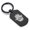 Black, variant on Stainless Steel Hamsa Good Luck Charm Dog Tag Keychain Circle Ring
