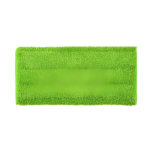 ACDANC 2 Pack Reusable Microfiber Mop Pads for Wet Jet Green Washable Cleaning Cloths for Wet and Dry Floors 28.5x15cm