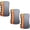 Orange, variant on Three Texture Car Wash Sponge - Multi Purpose Bug Remover Scrubbing Side Soft Sea Sponge - Ultra Scrub Car Cleaning Sponges Wash Bucket Accessory - 3Pack