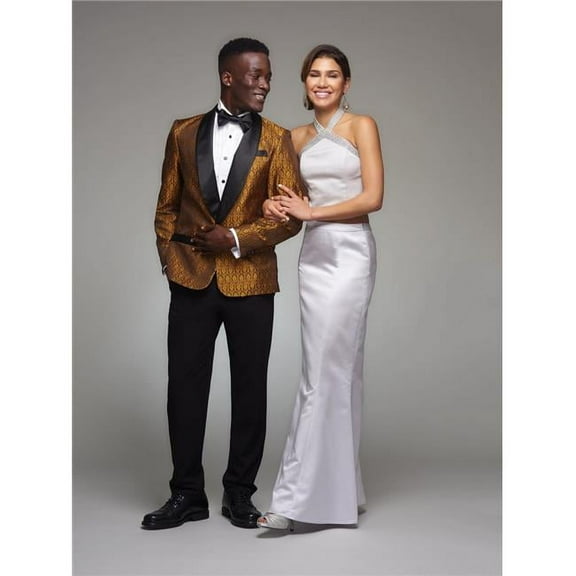 Simplicity US8899AA Mens Tuxedo Jackets, Pants & Bow Tie, Size AA