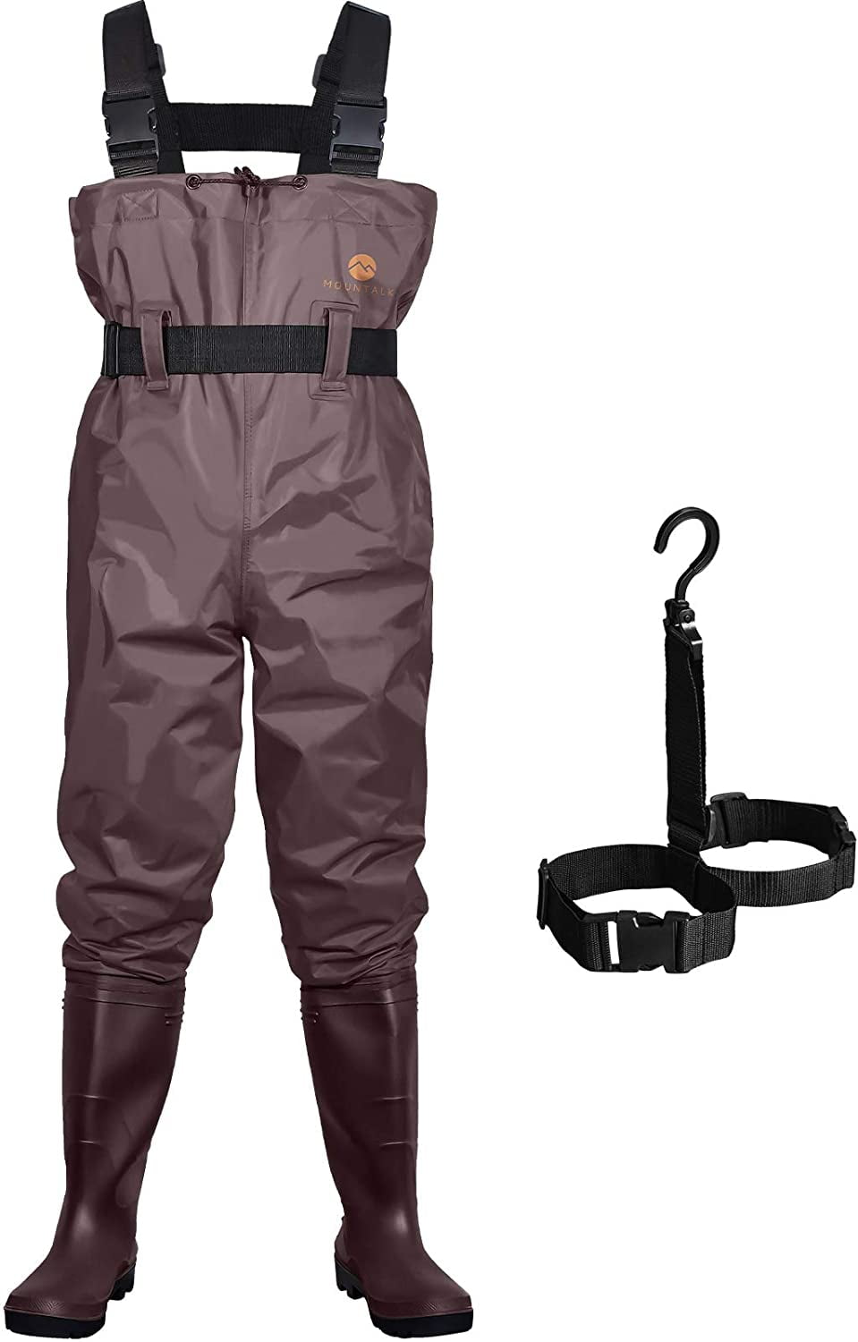High Chest Waders for Men with Boots, Womens/Mens/Youth Durable Waterproof Canvas Fly Fishing