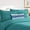 Blue, variant on Elegant Comfort, 3-Piece Duvet Set, Full/Queen, Sage-Green, Solid