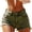 A344-Army Green, variant on Sokhug Womens Denim Cutoff Shorts High Rise Raw Frayed Hem Basic with Pocket Solid Color Casual Summer Shorts