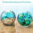 thumbnail image 4 of Bola decorativa de cristal con forma de globo marino, arte soplado a mano, 10 cm, QfKris, 4 of 8