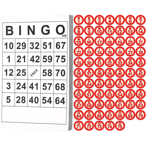 Ensemble de Jeu de Bingo Vintage en Bois Comprend 40 Cartes de Chiffres Bingo Classiques et 75 Échecs pour Famille Grandes Fêtes Adultes Activités des Fêtes