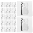 thumbnail image 4 of 6 Pack Square White Wood Pulp Paper Napkin for Wedding Reception Serviettes, 4 of 9