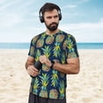 thumbnail image 4 of Wukai Colorful Pineapples Print Men's Short-Sleeved Mesh T-Shirt,Quick-Dry Short Sleeve Workout T-Shirt-Small, 4 of 8